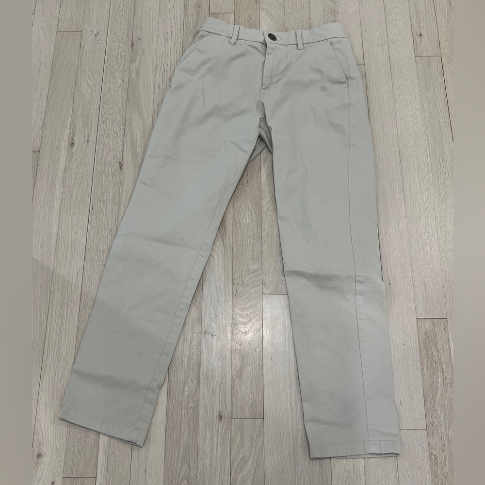 Next UK Khaki Chinos Classic Cotton Twill Boys Pants Size 13